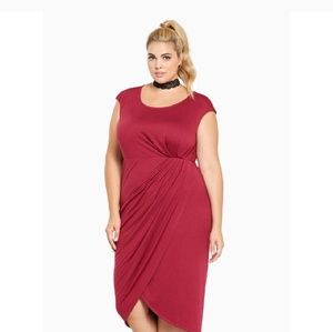Tulip Jersey Midi Dress - Size 00 Plus